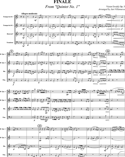 Finale (from 'Quintet, op. 5 No. 1')
