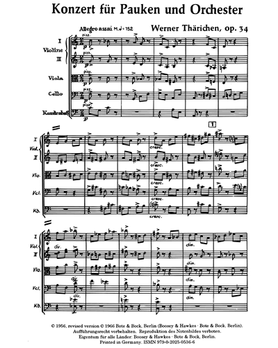 Timpani Concerto op. 34