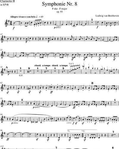 Symphony No. 8 in F major, op. 93