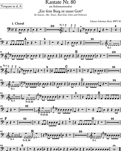 Kantate BWV 80 „Ein feste Burg ist unser Gott“