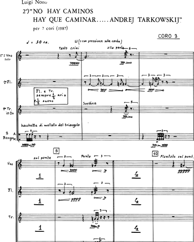 [Group 3] Violin 1 Solo & Flute 1/Piccolo & Trumpet in C 1 & Bongos 1