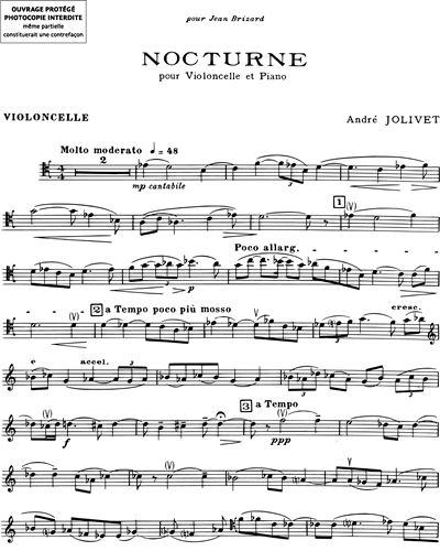 Nocturne pour violoncelle & piano