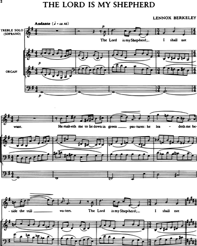 Treble Solo & Soprano (Alternative) & Mixed Chorus SATB & Organ