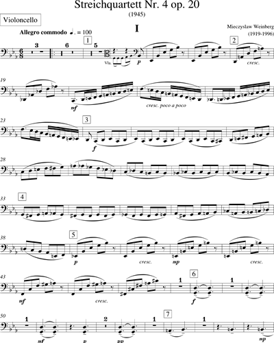 String Quartet No. 4, op. 20