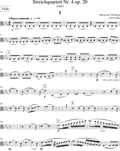 String Quartet No. 4, op. 20