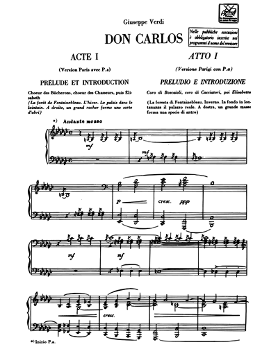 Don Carlos - Edizione integrale delle varie versioni