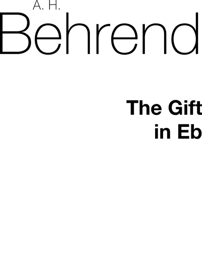 The Gift (in Eb major)