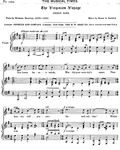Unison Chorus & Piano