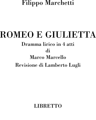 Libretto Vocal Book