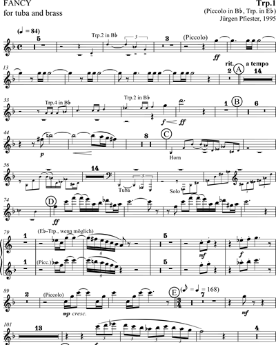 Piccolo Trumpet 1/Trumpet in Eb 1 (Alternative)