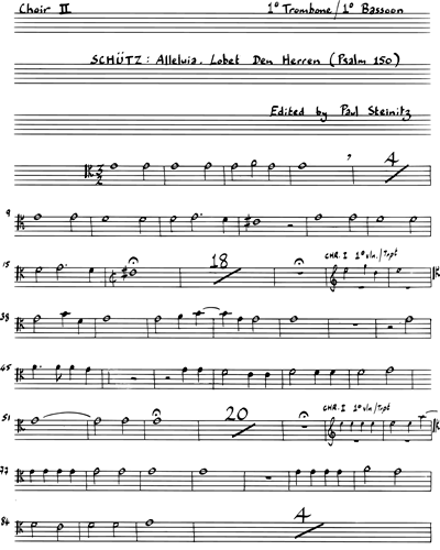 [Choir 2] Trombone 1/Bassoon 1