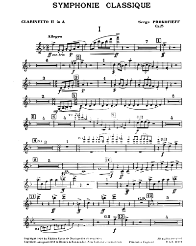 Classical Symphony, op. 25