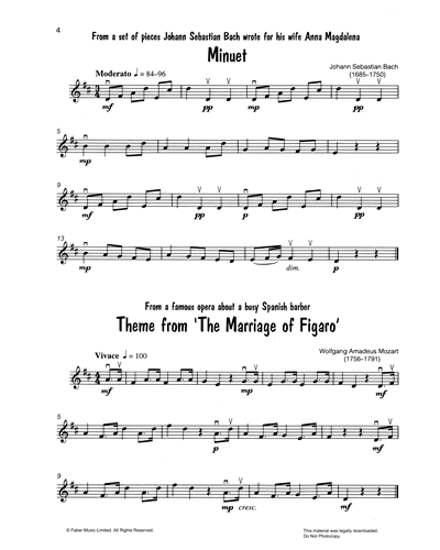 Minuet & Theme from 'The Marriage Of Figaro'