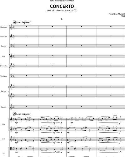 Concerto for Piccolo, op. 72