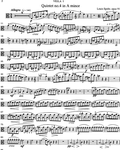 [String Quintet] Viola 1