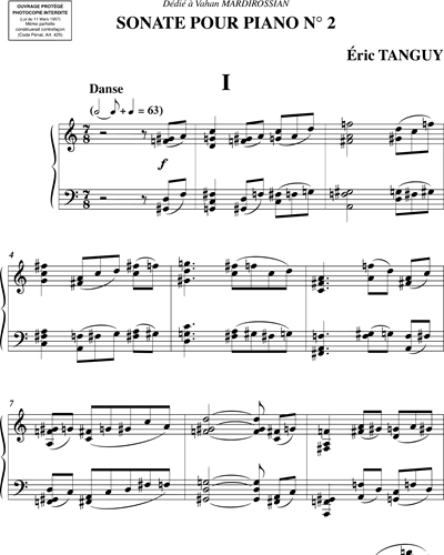 Sonate n. 2 - Pour piano