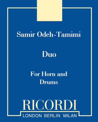 Duo for Horn and Percussion