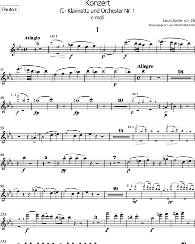 Clarinet Concerto in C minor, op. 26 No.1