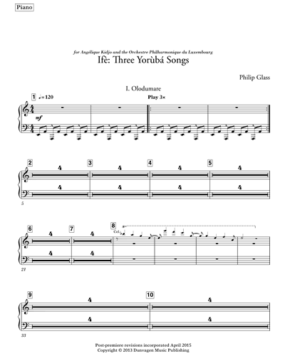 Ifè: Three Yorùbá Songs