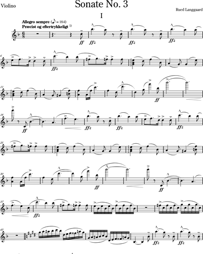 Sonate Nr. 3, BVN 312