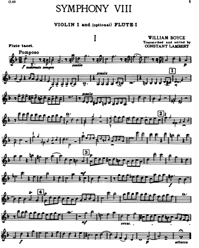 Violin 1 & Flute 1 (Optional)