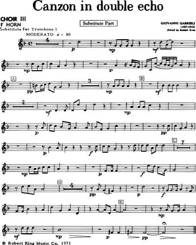 [Choir 3] Horn in F (Trombone Alternative)
