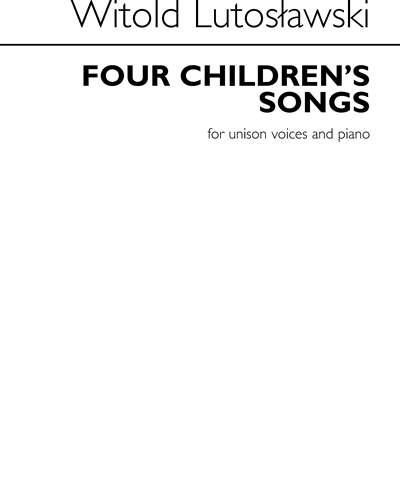 Four Children's Songs