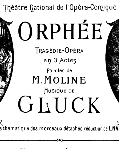Orphée No. 12bis Air "J'ai Perdu Mon Eurydice"