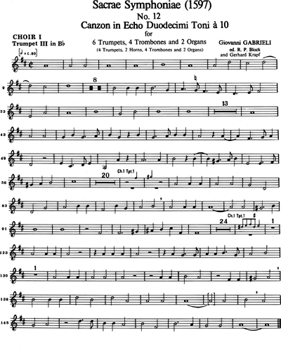 [Choir 1] Trumpet 3 in Bb