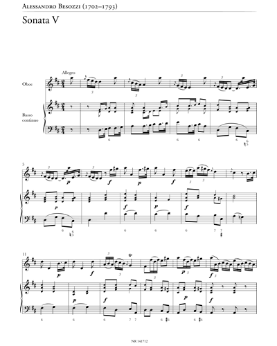 10 Sonate per oboe e basso