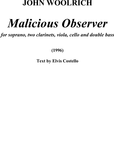 Malicious Observer