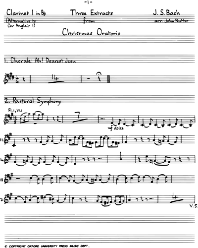 Clarinet in Bb 1 (Alternative)