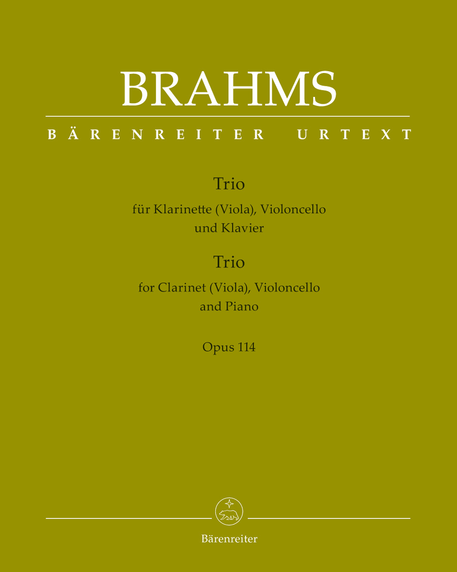 Trio for Clarinet (Viola), Violoncello and Piano, op. 114