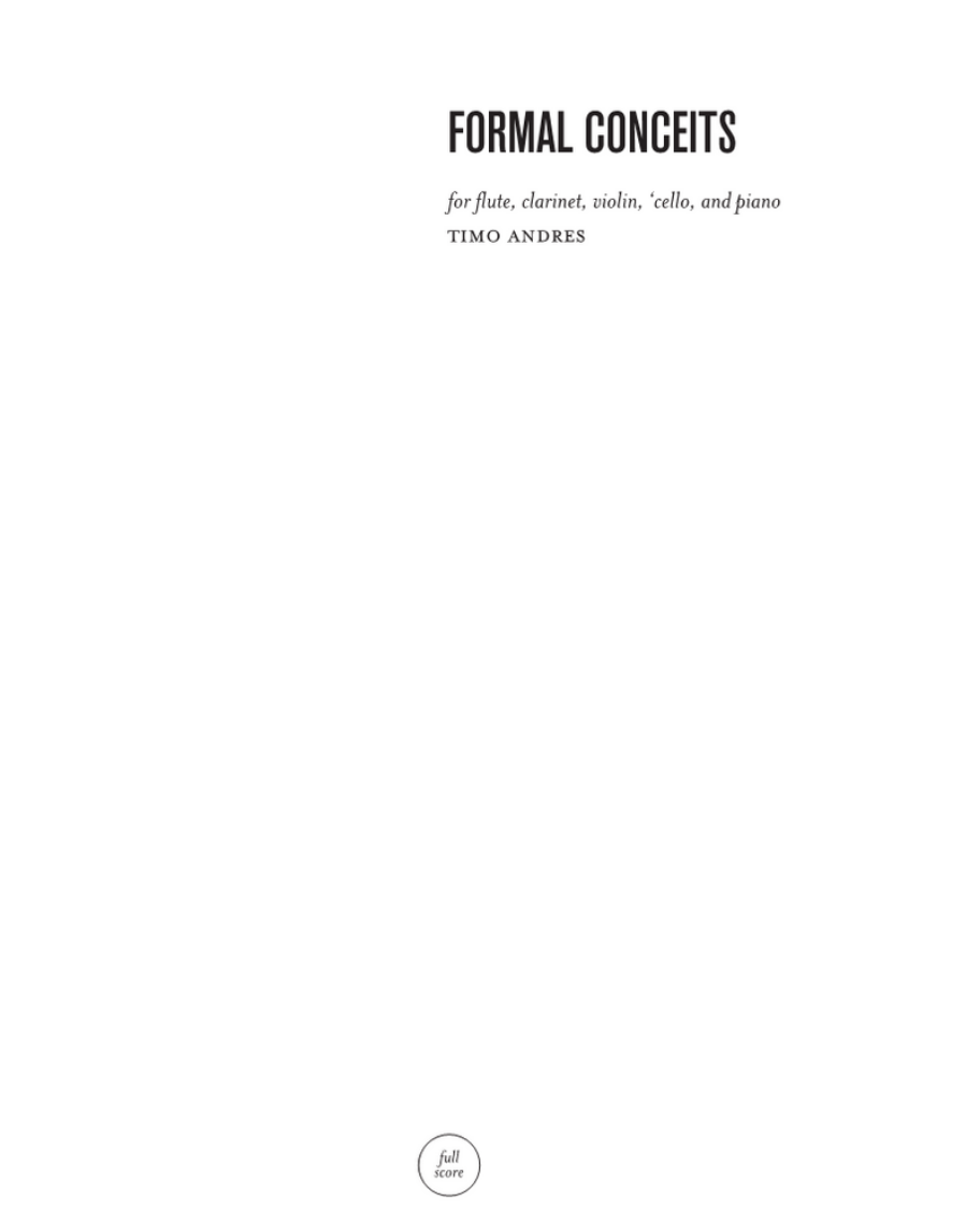 Formal Conceits