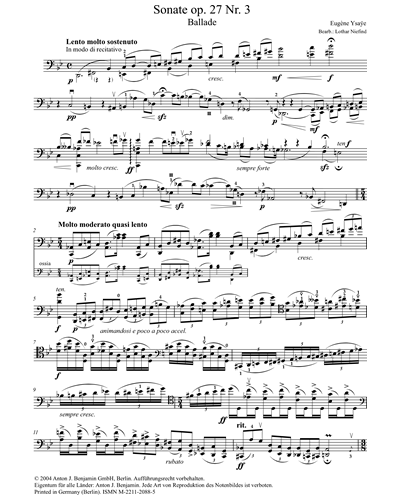 Sonata, op. 27/3
