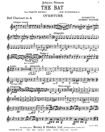 Clarinet 2 in A
