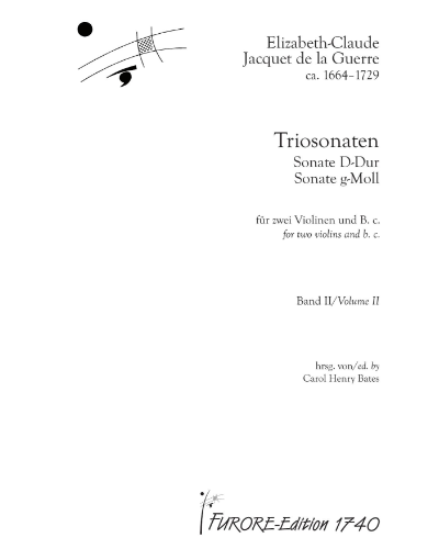 Triosonatas, Vol. 2: Sonata in D major / Sonata in G minor