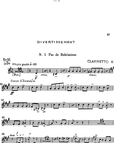 Clarinet in A 2/Clarinet in C 2