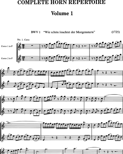 Vollständiges Horn-Repertoire - Band 1
