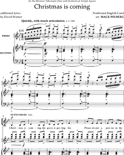 Vocal Score & Piano 4 Hands