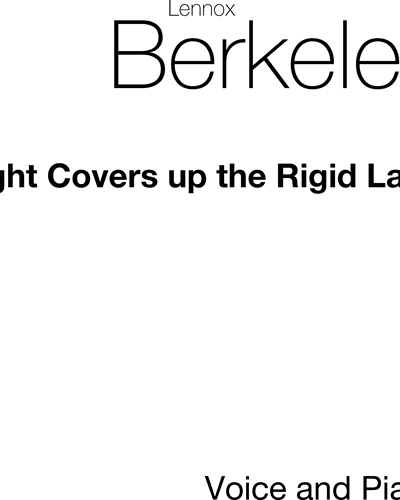 Night Covers Up the Rigid Land
