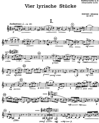 Bass Clarinet/Clarinet in Bb