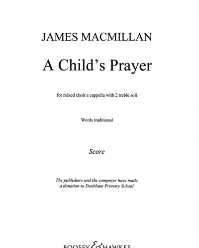 A Child's Prayer