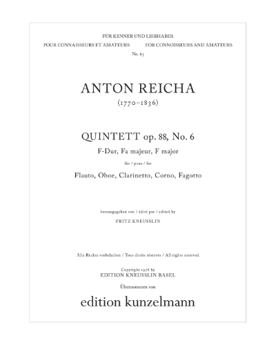 Quintet No. 6 in F major, op. 88