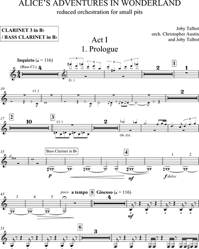 Clarinet 3 in Bb/Bass Clarinet in Bb