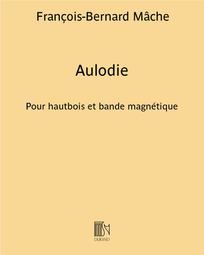 Aulodie - Pour hautbois et bande magnétique