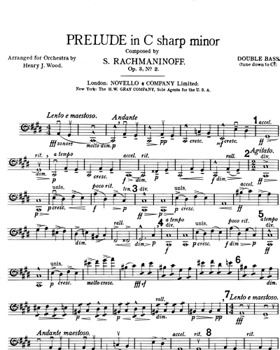 Prelude in C# minor