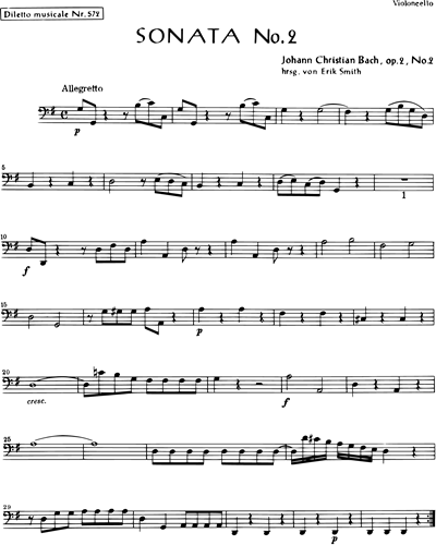 Sonata No.2 in G major, op. 2