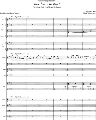 Full Score & Mixed Chorus