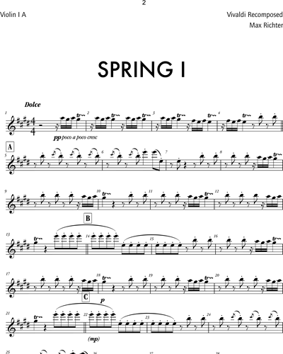 The Four Seasons Recomposed: Spring 1